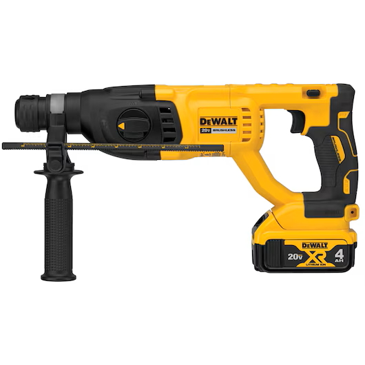 DEWALT DCH133M2 20V 1" D-Handle 3 Mode SDS+ Rotary Hammer Kit w/2 - 4.0Ah Bat - Image 3
