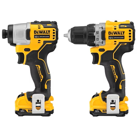 DEWALT DCK221F2 12V XCS Compact Brushless Combo Kit 2 - 2Ah Batteries - Image 2