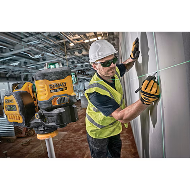 DEWALT DCLE34030GB 12/20V Green 3 x 360 Laser (Tool Only) - Image 3
