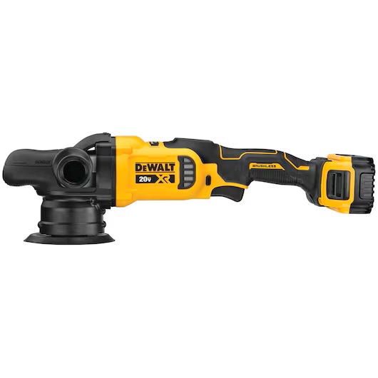 DEWALT DCM848P2 20V MAX XR 5" Dual Action Polisher Kit w/2 - 5.0Ah Battereis - Image 2