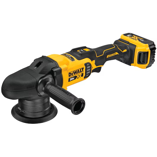 DEWALT DCM848P2 20V MAX XR 5" Dual Action Polisher Kit w/2 - 5.0Ah Battereis - Image 3