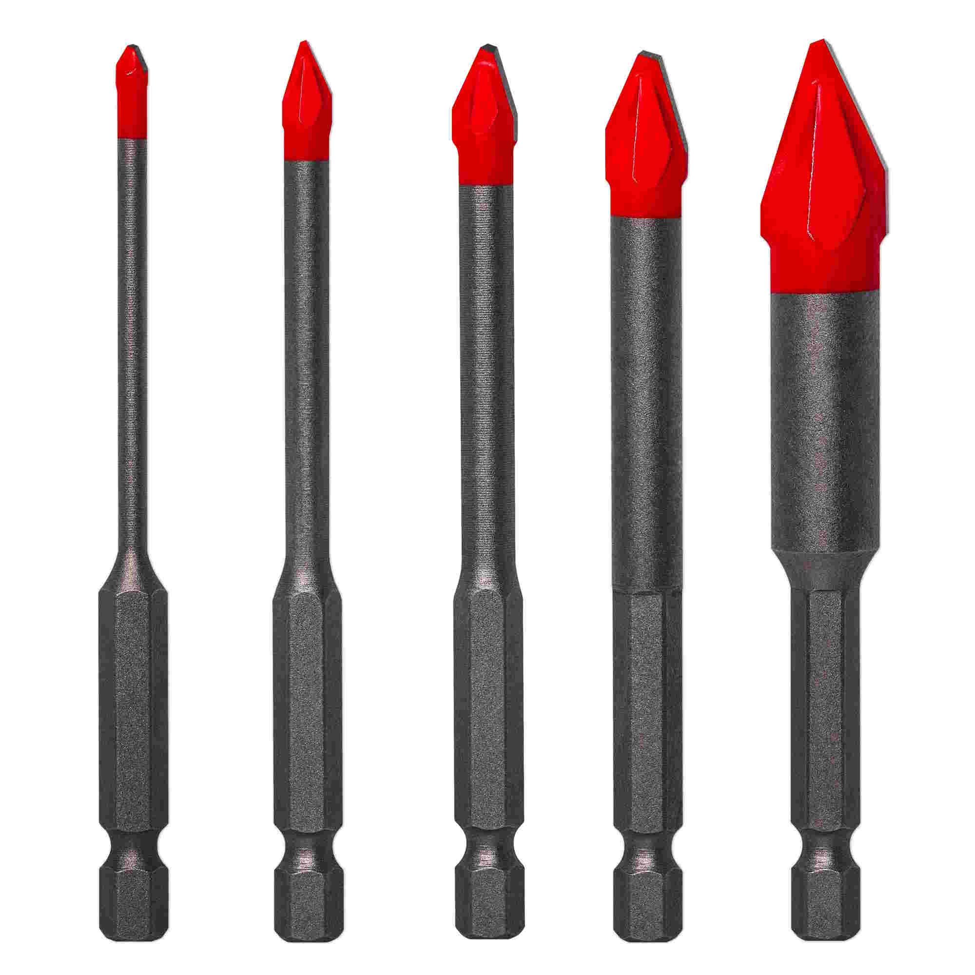 DIABLO DMANSP1070-S5 Hard Tile & Stone Carbide Tipped Drill Bit 5PC Set