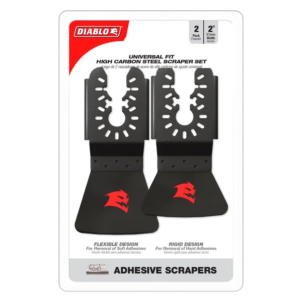 DIABLO DOUSCRP2 Universal Fit High Carbon Steel Oscillating Scraper Set - Image 2