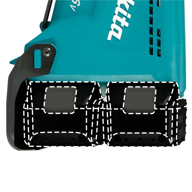MAKITA DUR368LPT4 36V(18Vx2) LXT BL 15" Line Trimmer, 5.0Ah x4Kit - Image 4