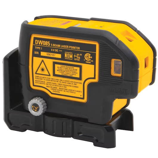 DEWALT DW085K 5-Point Spot/Dot Red Laser - Image 3