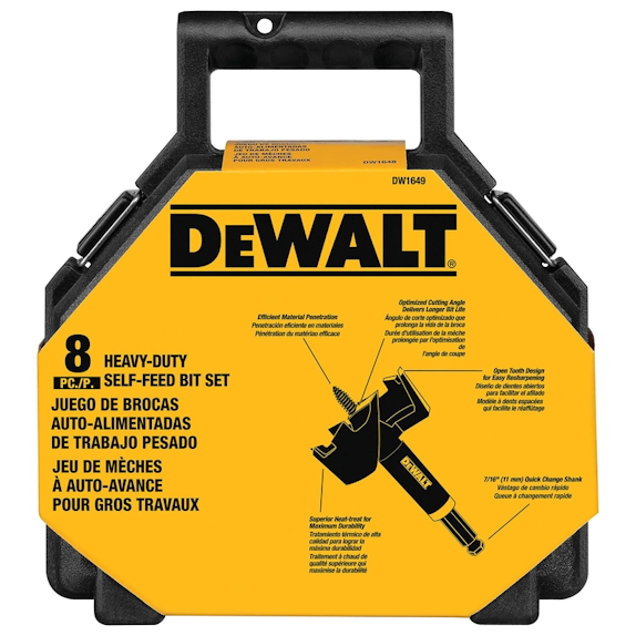 DEWALT DW1649 8PC Self-Feed Kit - Image 2