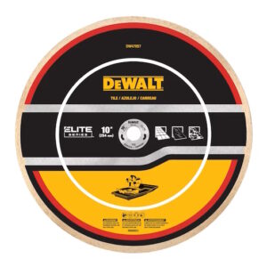 DEWALT DW47057 Diamond Tile Blade 10" XP7 Smooth Continuous Rim Wet