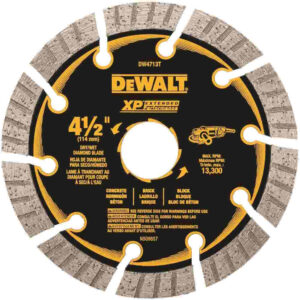 DEWALT DW4713T 4-1/2" Seg Diamond Saw Blade