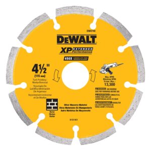 DEWALT DW4740 4-1/2" x .250 Diamond Tuck Point Blade
