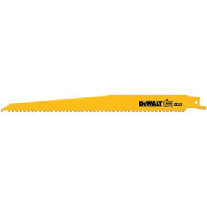 DEWALT DW4803B 9" 6 TPI Taper Back Bi-Metal Reciprocating Saw Blade (Bulk)
