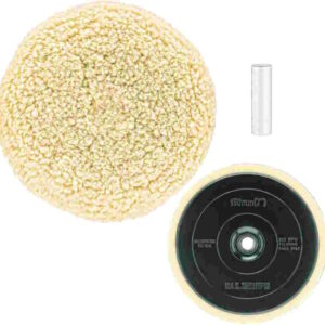 DEWALT DW4985CL 7" Wool Buffing Pad & Backing Pad Kit