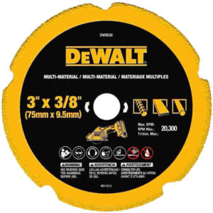 DEWALT DW8530 3" Diamond Multi Material Blade
