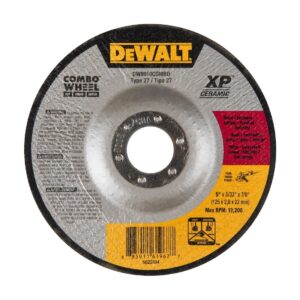DEWALT DW8910COMBO 5" x 3/32" x 7/8" XP Ceramic Combo