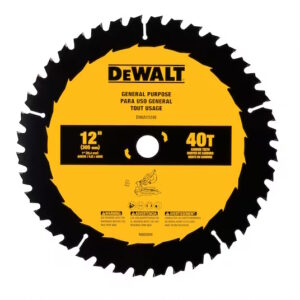 DEWALT DWA11240 12" 40T Circular Saw Blade