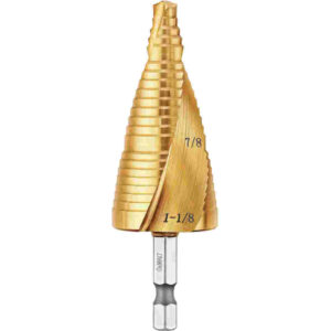 DEWALT DWA1789IR 7/8" - 1-1/8" Impact Ready Step Drill Bit
