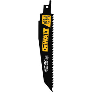 DEWALT DWA4166 6" Recip Blade 6TPI 2XLIFE 5/P