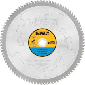 DEWALT DWA7749 14" 90T Stainless Steel Metal Cutting Saw Blade 1" Arbor