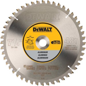 DEWALT DWA7761 7-1/4" 48T Aluminum Metal Cutting Saw Blade 5/8" Arbor