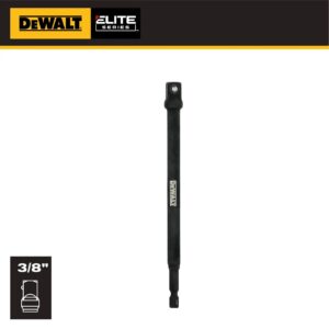 DEWALT DWAFE6ADPT38 Socket Adapter 1/4" Hex Shank to 3/8" Male Socket (6" Long)
