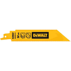 DEWALT DWAR6114 6" 14TPI 1" Extreme Metal Reciprocating Saw Blade 5PK