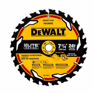 DEWALT DWAW71424B10-EA Elite Series 7-1/4" 24T Circular Saw Blade EACH