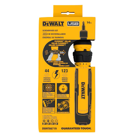 DEWALT DWHT66719 14PC Cordless Screwdriver with FLEXDRIVE™ Control - Image 11