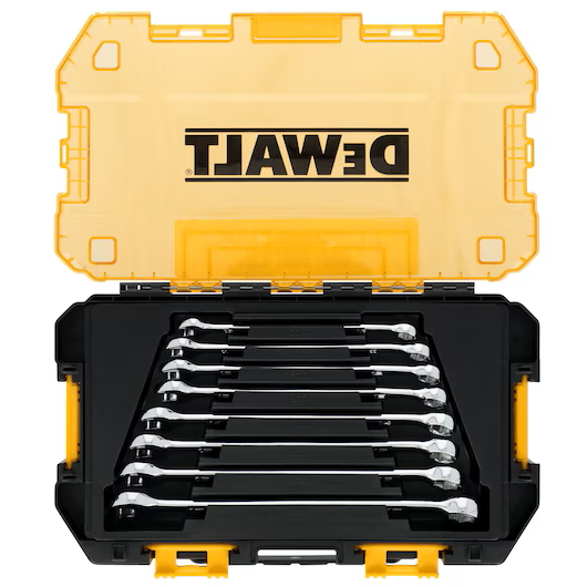 DEWALT DWMT45426 ToughSeries 10-17mm Metric Combination Wrench Set 8PC - Image 4