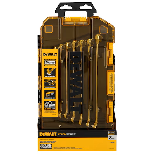 DEWALT DWMT45426 ToughSeries 10-17mm Metric Combination Wrench Set 8PC - Image 7