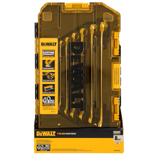DEWALT DWMT45427 ToughSeries 1/4 - 11/16 SAE Combination Wrench Set - Image 7