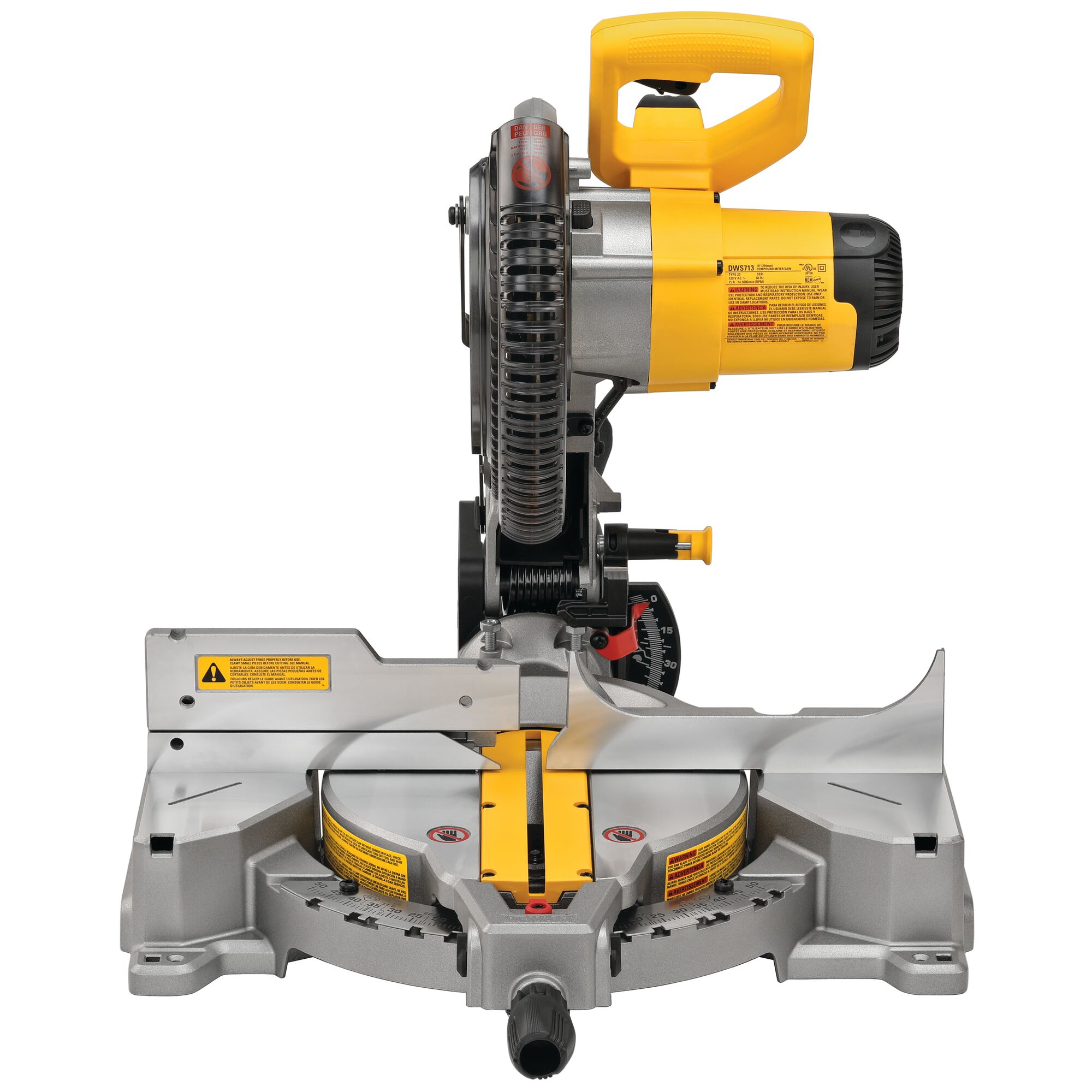DEWALT DWS713 10" (254m) Single Bevel Mitre Saw - Image 3