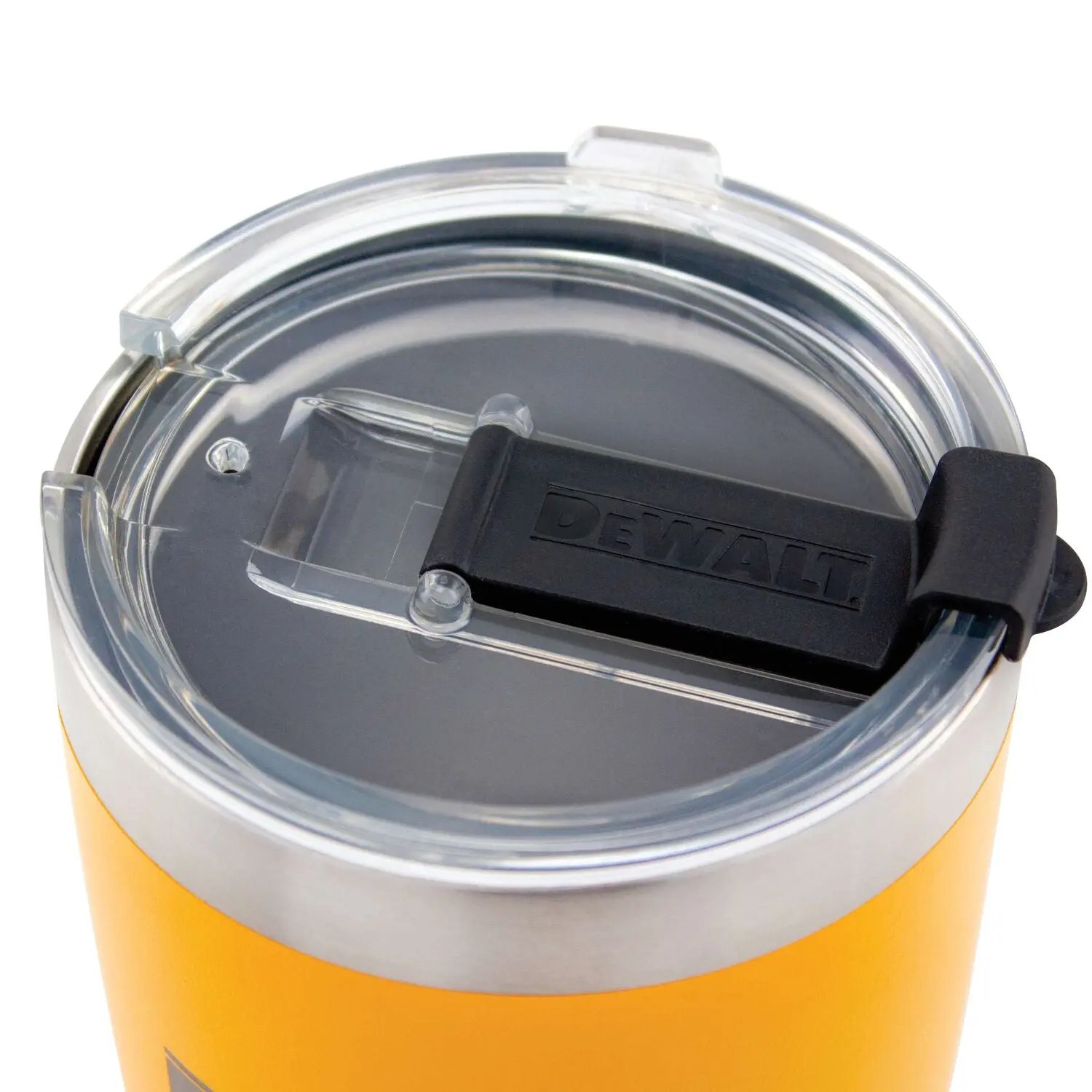 DEWALT DXC30OZTYS 30 oz Yellow Powder Coated Hot/Cold Tumbler - Image 4
