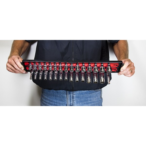 ERNST ER-8453 2 Rail Twist Lock Socket Boss 18" Red - 3/8" - Image 7