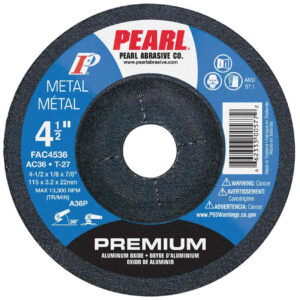 PEARL FAC4536 4-1/2" x 1/8 x 7/8 Grinding Wheel