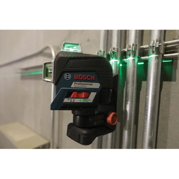 BOSCH GLL3-330CG 360° Green-Beam Three-Plane Leveling and Alignment-Line Laser - Image 3