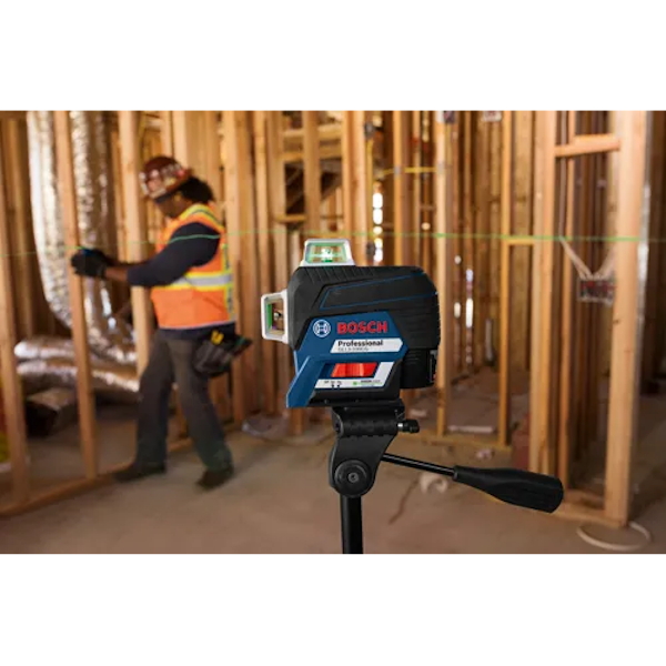 BOSCH GLL3-330CG 360° Green-Beam Three-Plane Leveling and Alignment-Line Laser - Image 9
