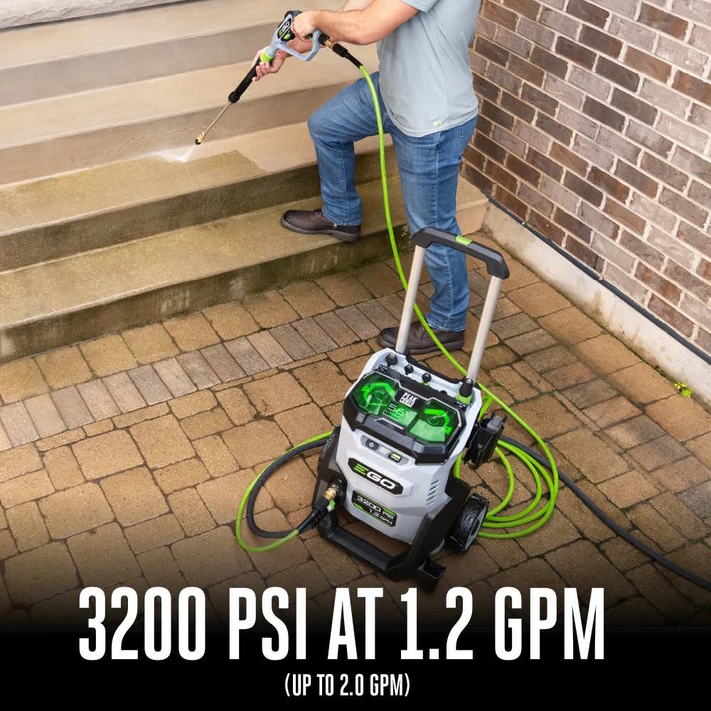 EGO HPW3204-2 56V Power+ 3200 PSI 1.2 GPM Pressure Washer Kit - Image 4