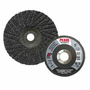 PEARL HSP5036 5x7/8 SurfacePrep Silicone Carbide Hard Back Turbo Cut Disc Type27