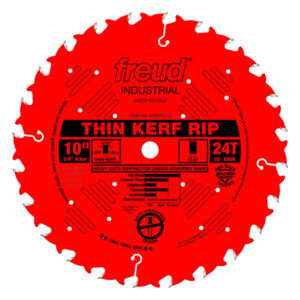 FREUD LU87R010 10" 24T Thin Kerf Rip Saw Blade