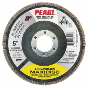 PEARL MAX5060S 5" x 7/8  Maxidisc Flap Discs Aluminum Oxide Premium 60Grit