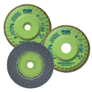 PEARL MAX5080ZG 5 x 7/8 Z80Grit Maxidisc Flap Discs Greenback Trimmable Type 29