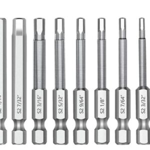 MULWARK 10PC Standard Hex Bit Set 5/64" - 5/16"