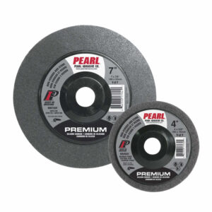 PEARL NW45GSF 4-1/2" x 7/8 SC Grey Surface Preparation Wheel Super Fine Grit