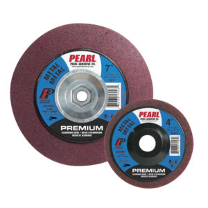 PEARL NW45MF 4-1/2" x 7/8 AO Maroon Surface Preparation Wheel Fine Grit
