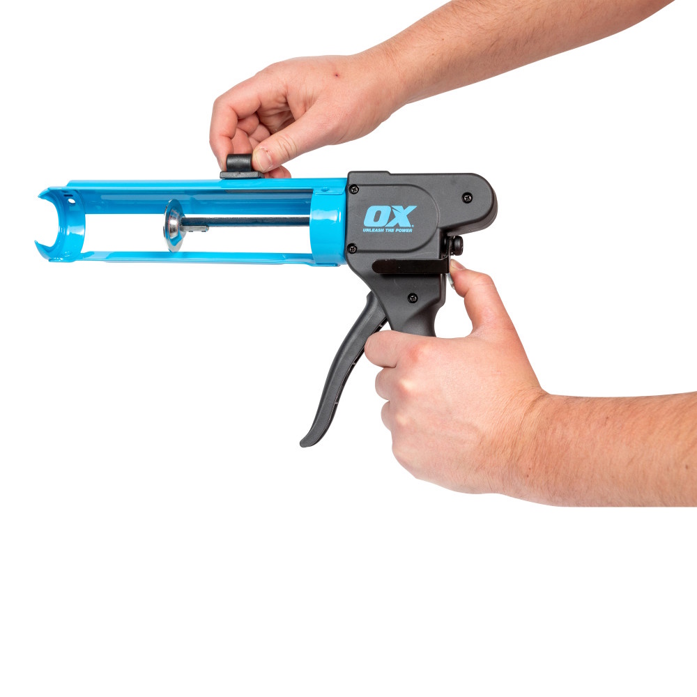 OX OX-P044910 Pro Rodless Caulk Gun 10oz; 7:1 Thrust Ratio - Image 2