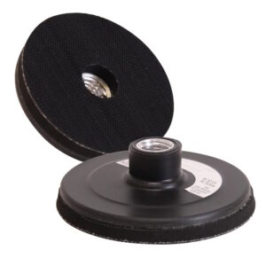 PEARL PAD458 4" x 5/8-11 Polishing Diamond Back-up Pads Hook & Loop Backing