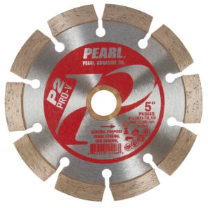 PEARL PV005S 5" x .08 x 7/8 5/8 P2 Pro-v Gen Purpose Segmented Diamond Blade