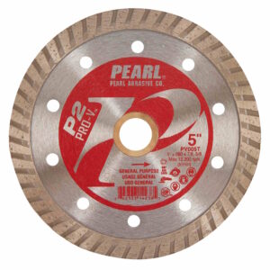 PEARL PV005T 5" x .08 x 7/8 5/8 P2 Pro-v General Purpose Flat Core Turbo