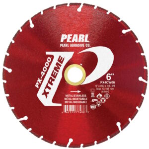 PEARL PX4CW06 6 x .050 x 7/8-5/8 Xtreme PX-4000 Metal/Stainless Blade