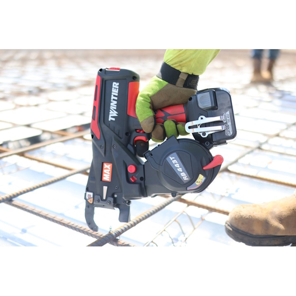 MAX RB443T Twin Tier Rebar Tying Tool 14.4V Lith-Ion Kit - Image 3