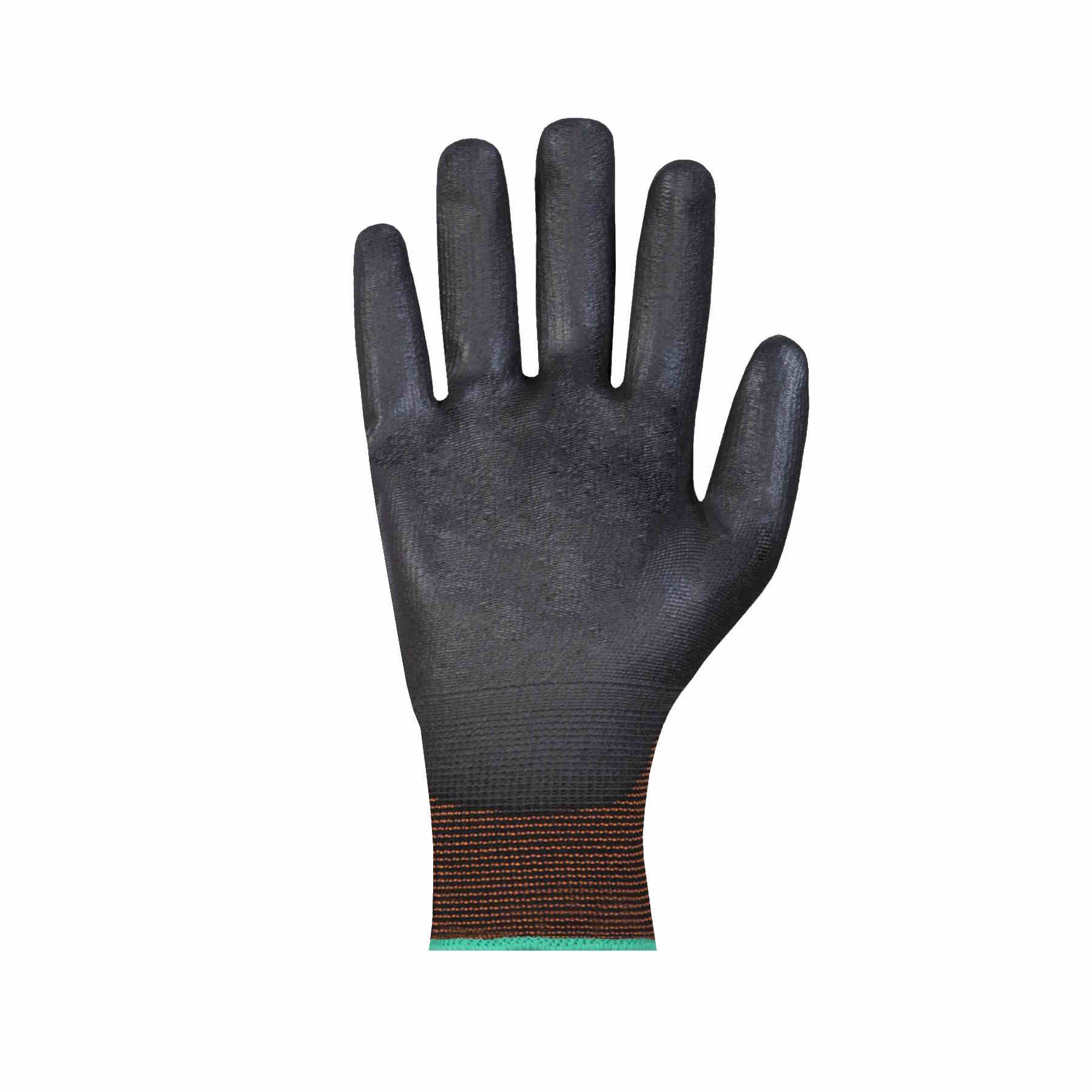 SUPERIOR GLOVES S13BKPUQ-9 KnitActiv Gloves w/PU Palm Coating 12PK Size 9 - Image 2